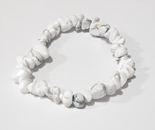 Load image into Gallery viewer, Natural Semi-Precious Stone Stretch Chip Bracelets
