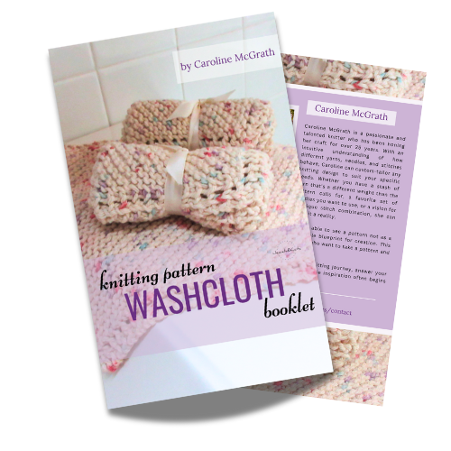Washcloth Knitting Pattern Digital Download